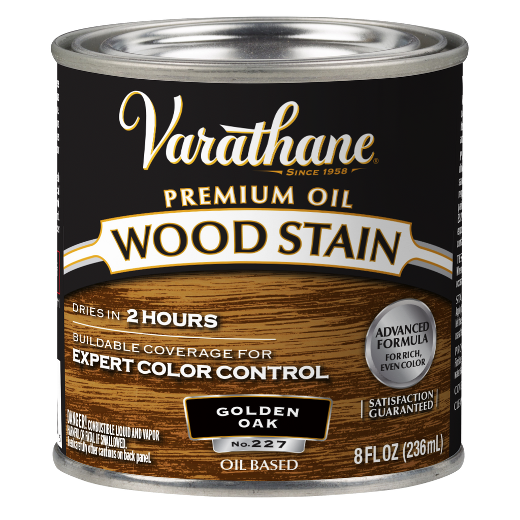 Varathane Premium Oil-Based Interior Wood Stain – Golden Oak, 8 fl oz