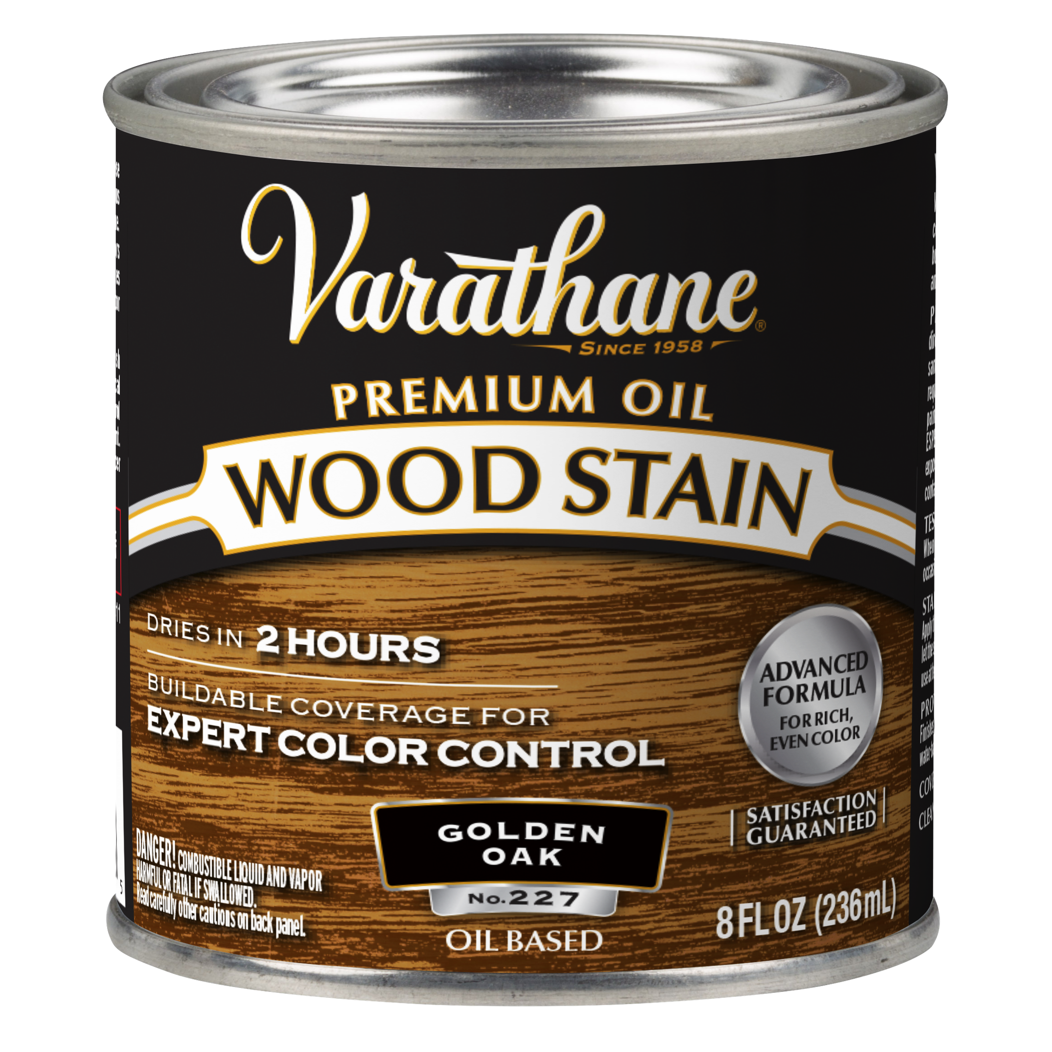 Varathane Premium Oil-Based Interior Wood Stain – Golden Oak, 8 fl oz