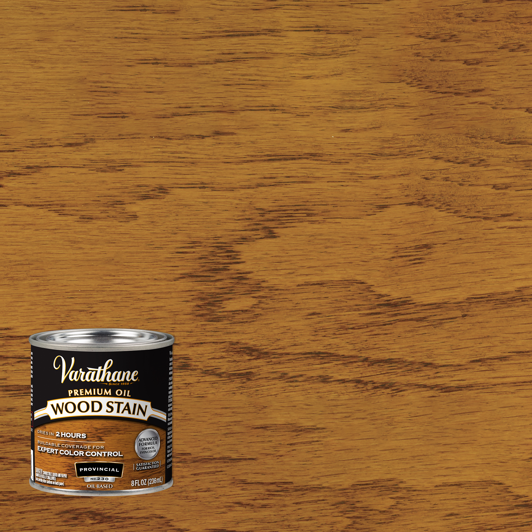 Varathane Premium Oil-Based Interior Wood Stain – Provincial, 8 fl oz
