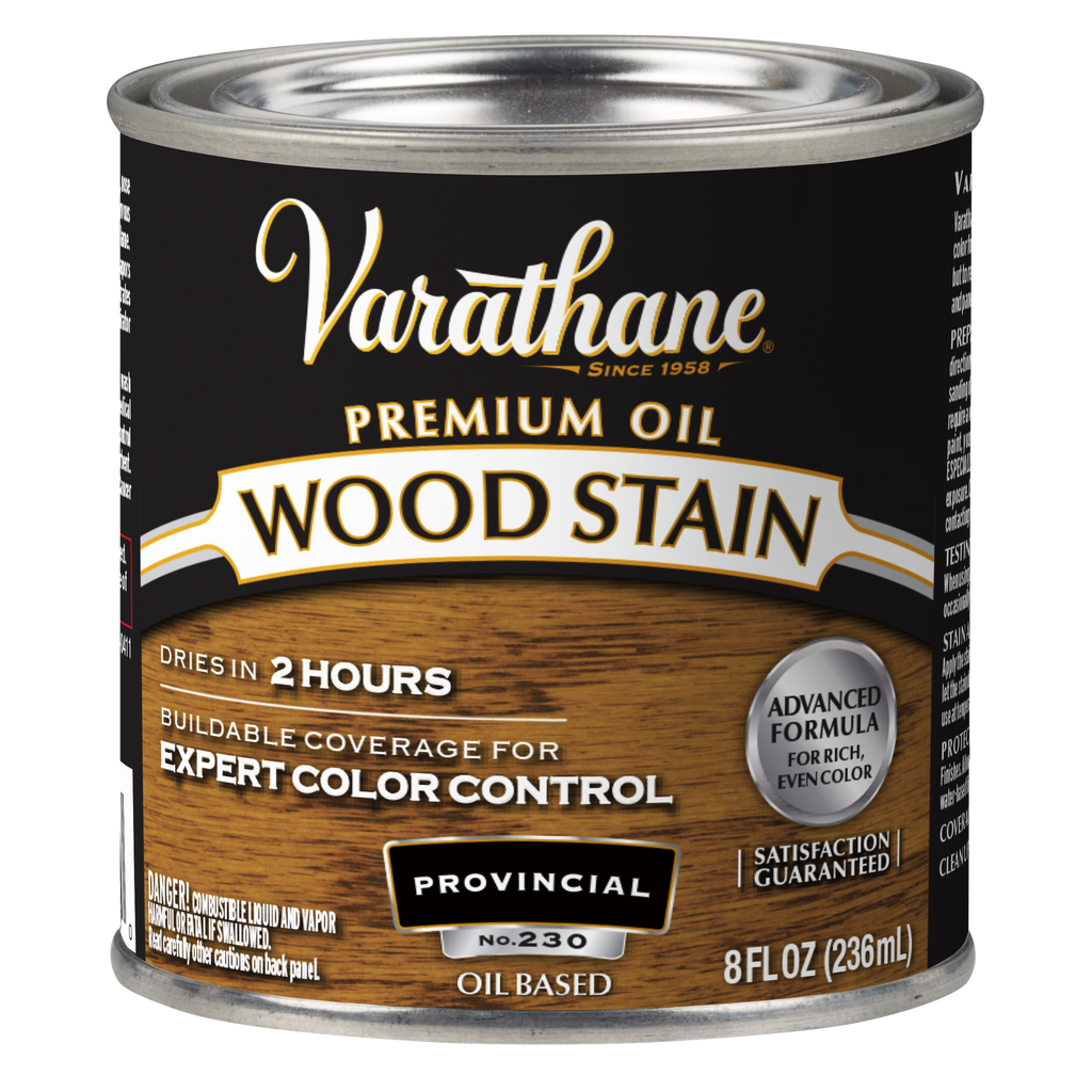 Varathane Premium Oil-Based Interior Wood Stain – Provincial, 8 fl oz