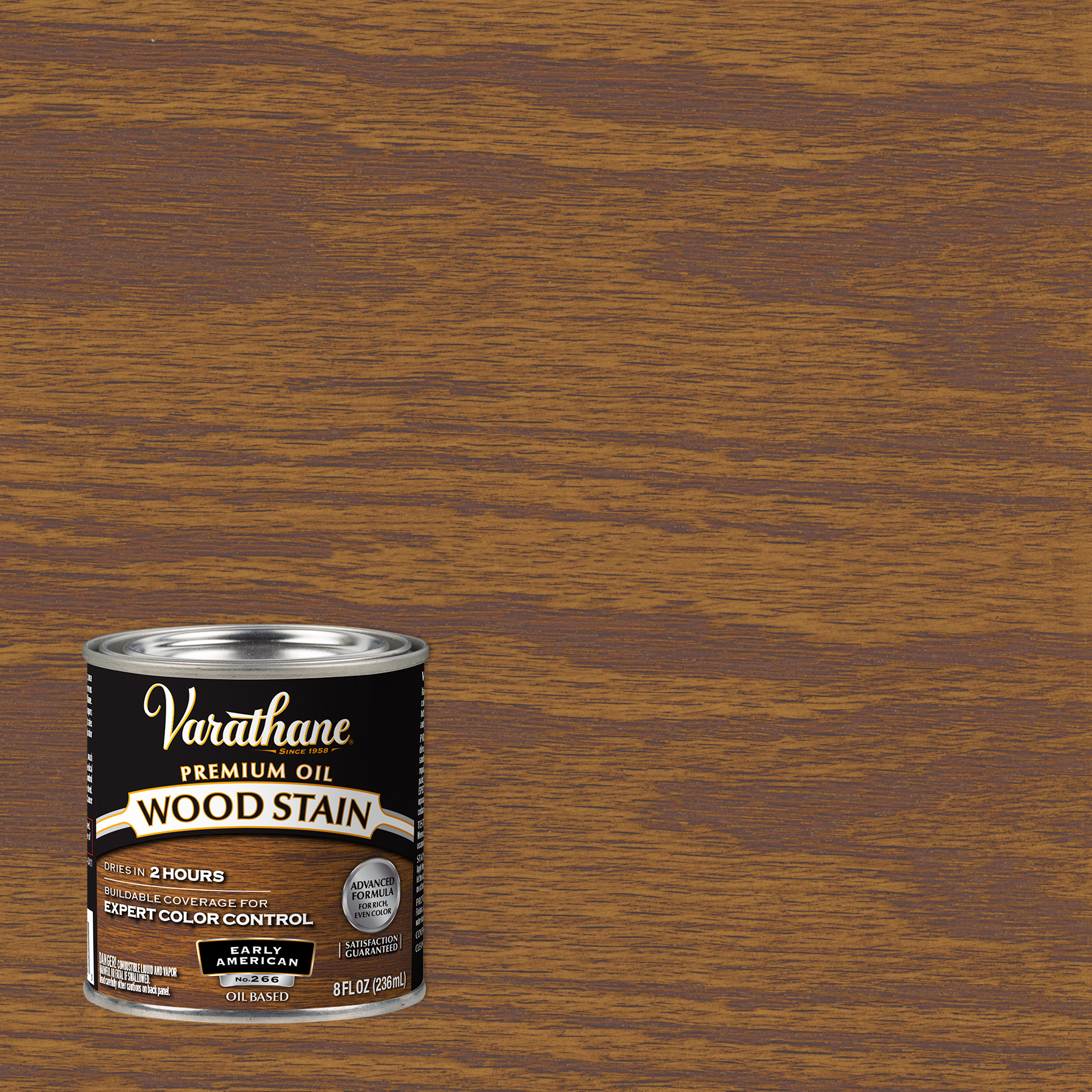 Varathane Premium Oil-Based Interior Wood Stain – Early American, 8 fl oz