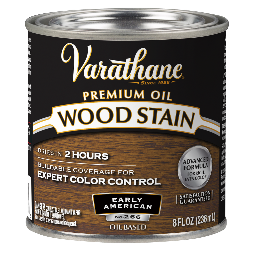 Varathane Premium Oil-Based Interior Wood Stain – Early American, 8 fl oz