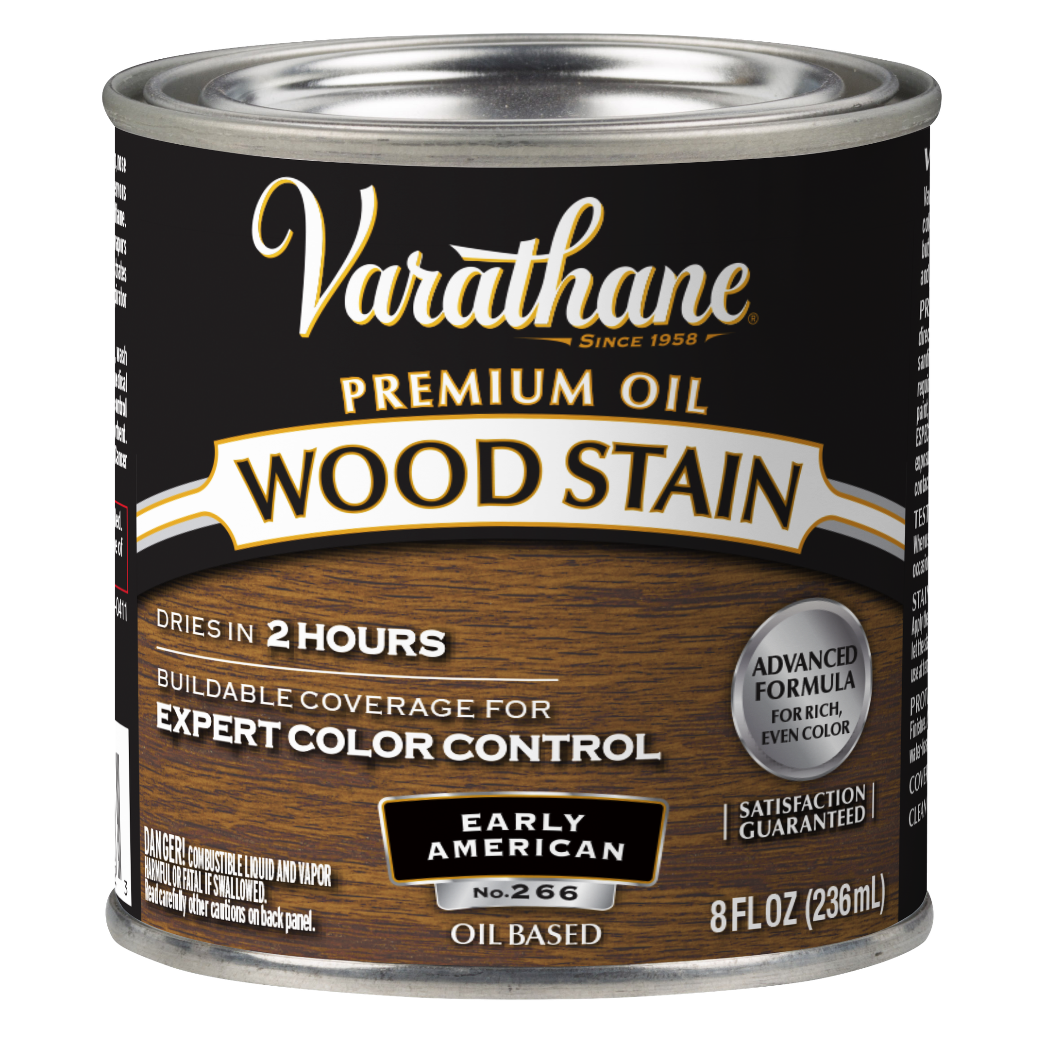 Varathane Premium Oil-Based Interior Wood Stain – Early American, 8 fl oz
