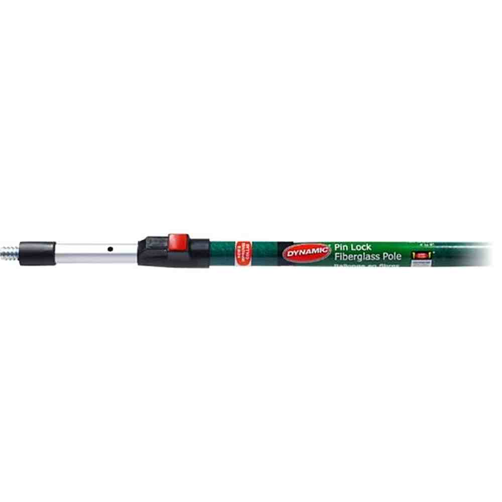 Dynamic HZ001924 2’-4’ Pin Lock Fiberglass Extension Pole