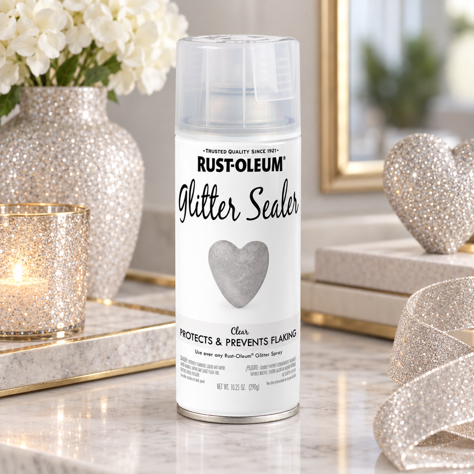 Rust-Oleum Specialty Glitter Spray Paint – Clear Sealer – 10.25 oz.