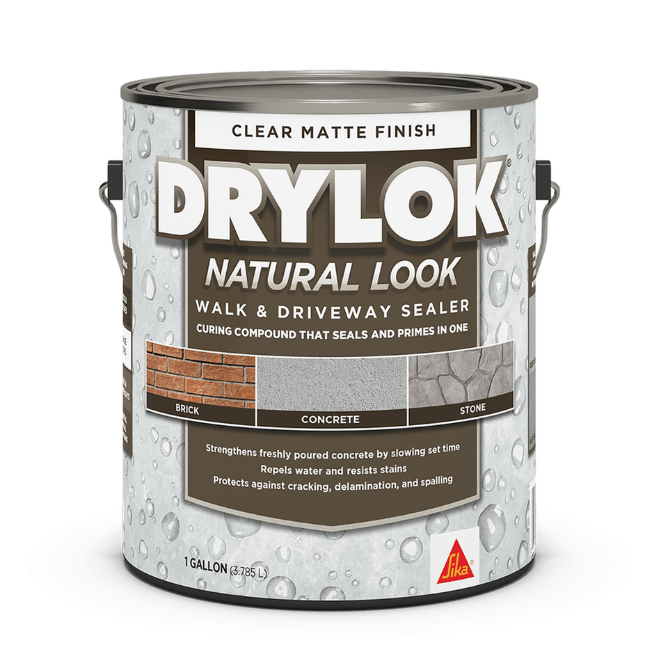 Sika 832343 Drylok Natural Look Walk & Driveway Sealer, Clear Matte Finish , 1 Gallon