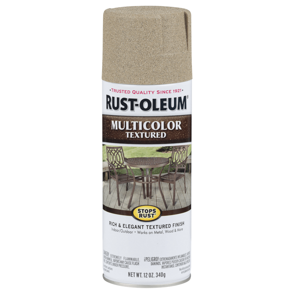 Rust-Oleum Stops Rust 223524 Multicolor Textured Spray, Desert Bisque, 12 oz.