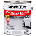 Rust-Oleum 225359 Satin Concrete & Garage Floor Paint + Primer, Armor Gray, 1 Gallon