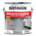 Rust-Oleum 225380 Satin Concrete & Garage Floor Paint + Primer, Battleship Gray, 1 Gallon
