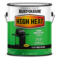 Rust-Oleum Specialty 233967 High Heat Tough Protective Enamel, Flat Barbecue Black, 1 Gallon