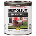 Rust-Oleum Stops Rust 239073 Hammered Brush, Brown, 1 Quart