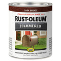 Rust-Oleum Stops Rust 239075 Hammered Brush, Dark Bronze, 1 Quart