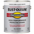 Rust-Oleum Professional 239076 High Performance Protective Enamel, Semi-Gloss White, 1 Gallon (Case of 2)