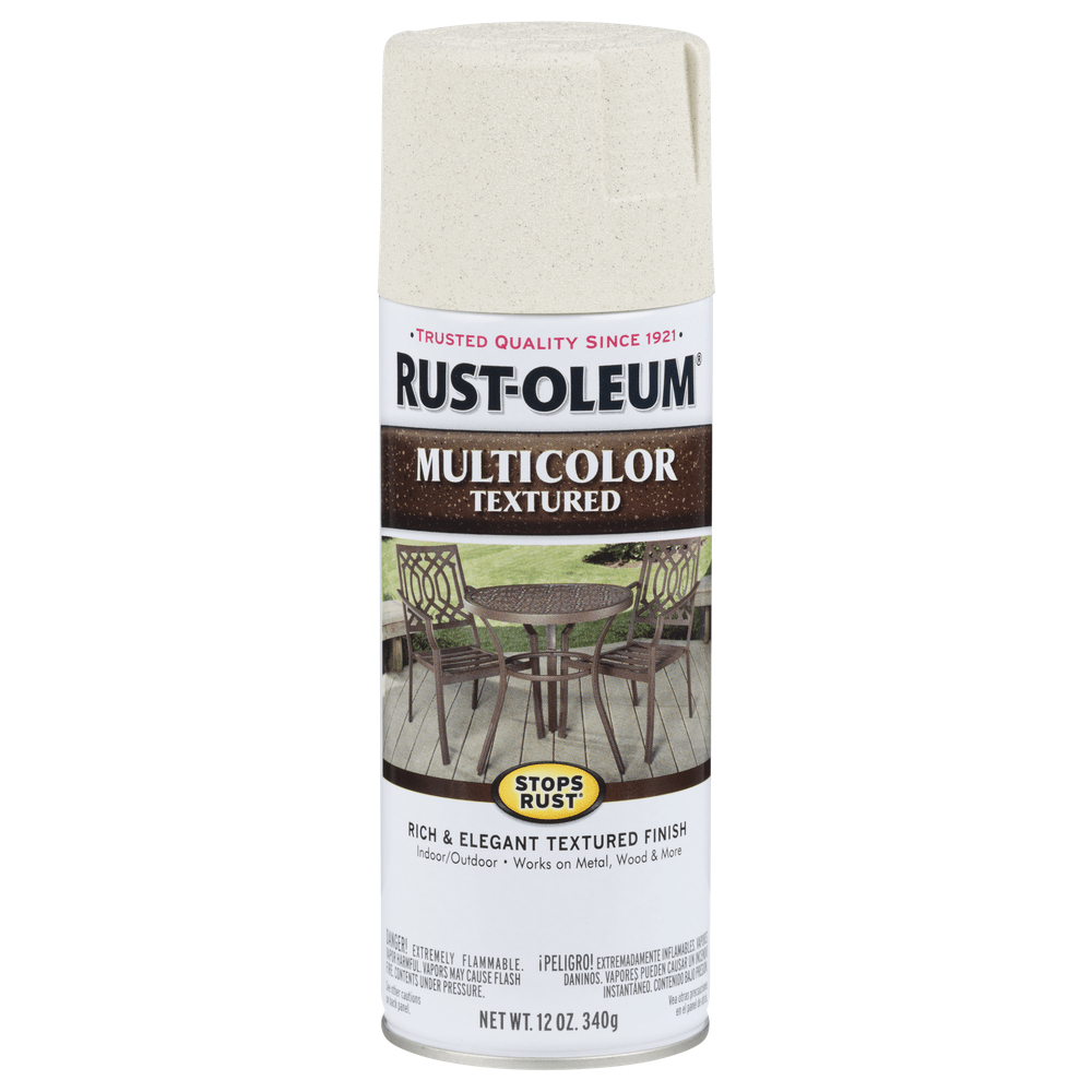 Rust-Oleum Stops Rust 239121 Multicolor Textured Spray, Caribbean Sand, 12 oz.
