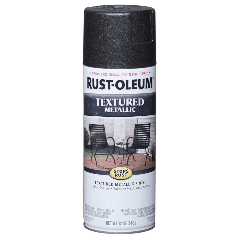 Rust-Oleum Stops Rust 252303 Textured Metallic Spray, Galaxy, 12 oz.