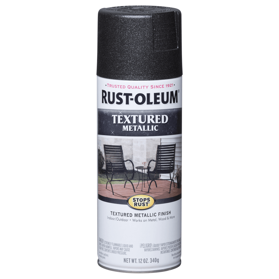 Rust-Oleum Stops Rust 252303 Textured Metallic Spray, Galaxy, 12 oz.