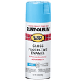 Rust-Oleum Stops Rust 269292 Protective Enamel Spray, Gloss Maui Blue, 12 oz.