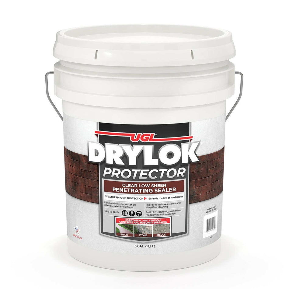 Sika 832427 Drylok Protector Walk & Driveway Sealer, Clear Satin Finish, 5 Gallons