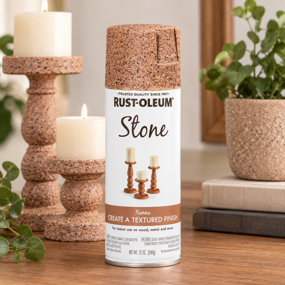 Rust-Oleum Specialty Stone Textured Spray Paint – Sienna – 12 oz.