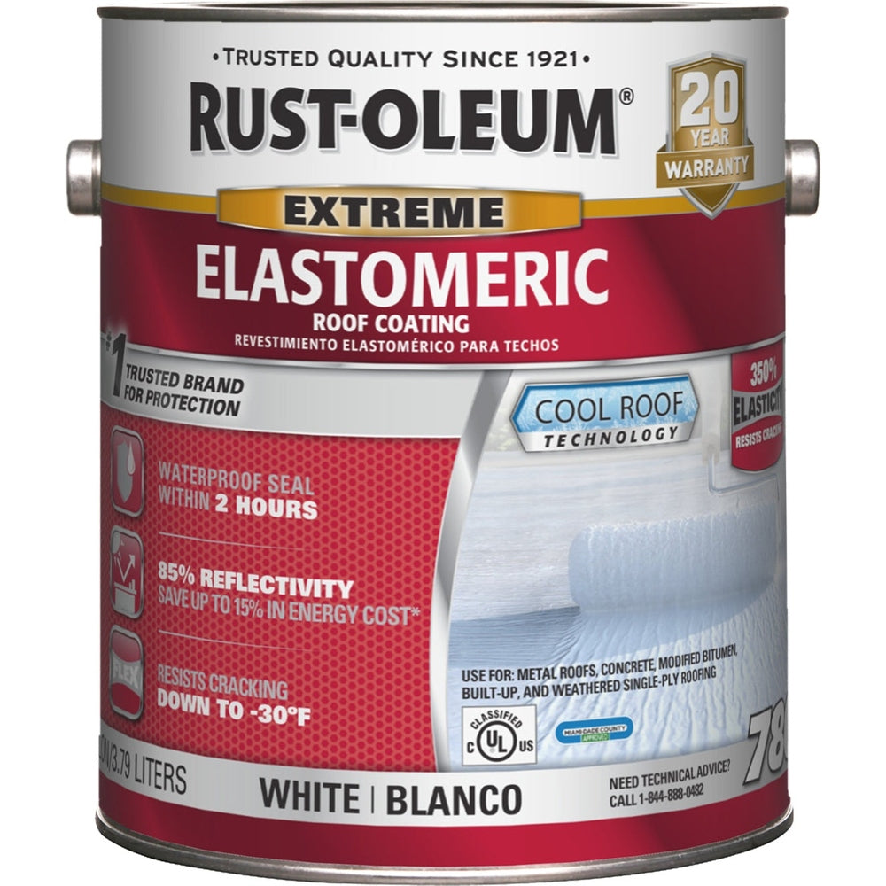 Rust-Oleum 301902 1 Gallon White 780 Extreme Elastomeric Roof Coating