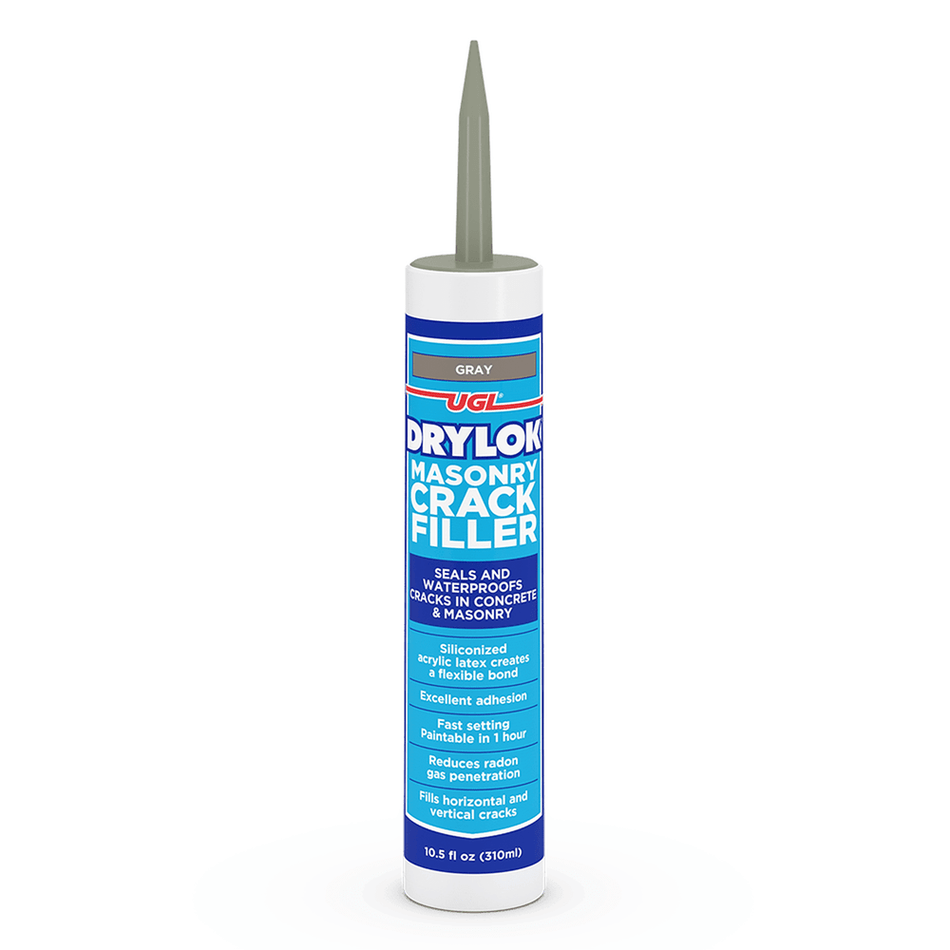 Sika 773239 Drylok Masonry Crack Filler, Gray, 10.5 fl.oz. (Case of 10)