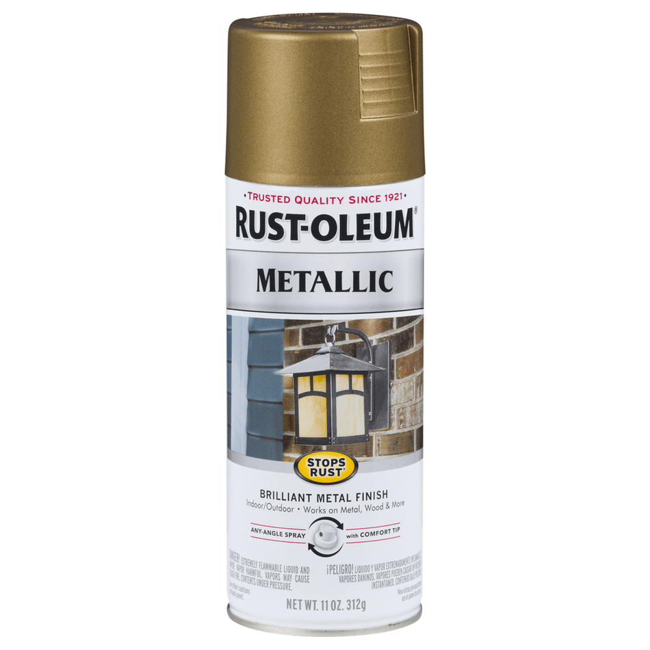 Rust-Oleum Stops Rust 313142 Metallic Spray, Champagne Bronze, 11 oz.
