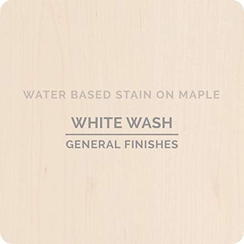 General Finishes Water-Based Wood Stain – Whitewash, 1 Quart