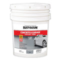 Rust-Oleum 320172 Satin Concrete & Garage Floor Paint + Primer, Battleship Gray, 5 Gallons