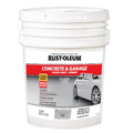Rust-Oleum 320173 Satin Concrete & Garage Floor Paint + Primer, Armor Gray, 5 Gallons