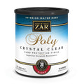 Sika 832671 Zar Interior Water Base Poly Crystal Clear, One Quart, Clear Gloss