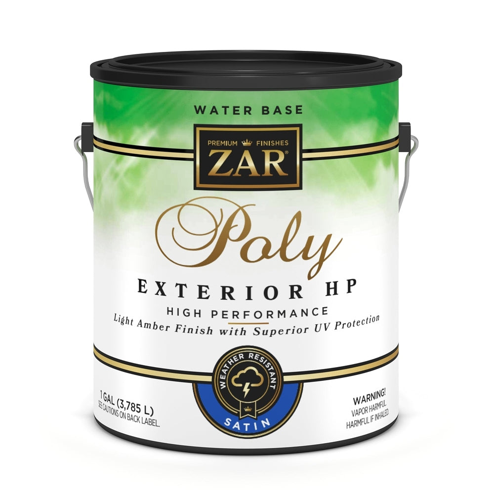 Sika 832702 Zar Water Base Poly Exterior HP, One Gallon, Clear Satin