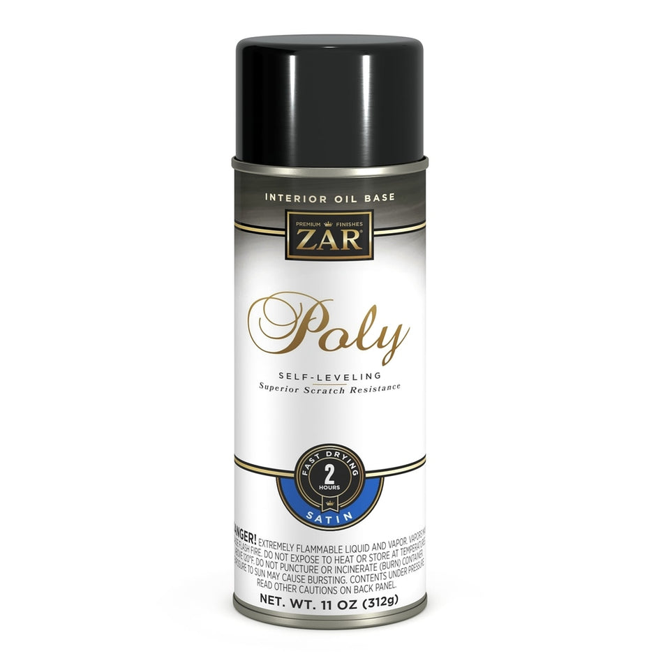 Sika 32907 Zar Interior Oil Base Poly, 11 fl. oz., Clear Satin
