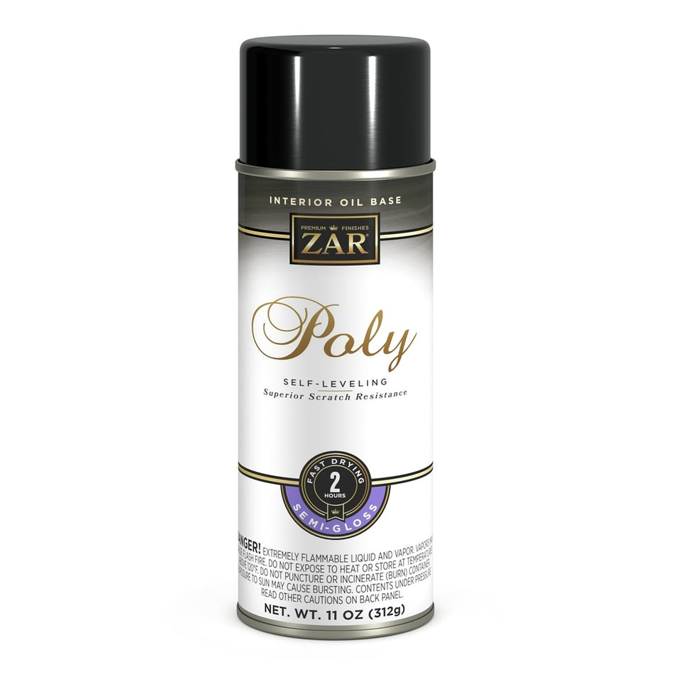 Sika 33007 Zar Interior Oil Base Poly, 11 fl. oz., Clear Semi-Gloss