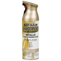 Rust-Oleum Universal 330504 Metallic Paint & Primer In One Spray, Gilded Brass, 11 oz.