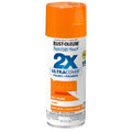 Rust-Oleum Painter's Touch 334043 2X Ultra Cover Paint + Primer Enamel Spray, Gloss Real Orange, 12 oz.