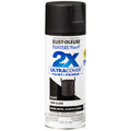 Rust-Oleum Painter's Touch 334097 2X Ultra Cover Paint + Primer Enamel Spray, Semi-Gloss Black, 12 oz.