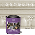 Rust-Oleum Modern Masters 337159 Exterior Metallic Paint Collection, Stainless Steel, 1 Quart (Case of 2)