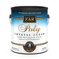Sika 832677 Zar Interior Water Base Poly Crystal Clear, One Gallon, Clear Matte