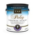 Sika 832678 Zar Interior Water Base Poly Crystal Clear, One Gallon, Clear Semi-Gloss