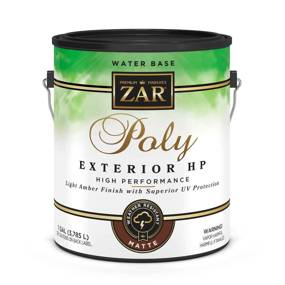 Sika 832706 Zar Water Base Poly Exterior HP, One Gallon, Clear Matte