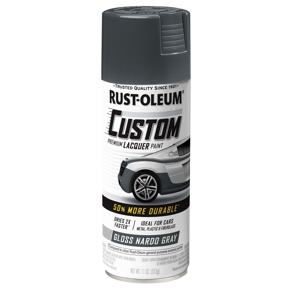 Rust-Oleum Automotive 363515 11 oz. Gloss Nardo Gray Custom Premium Lacquer Paint