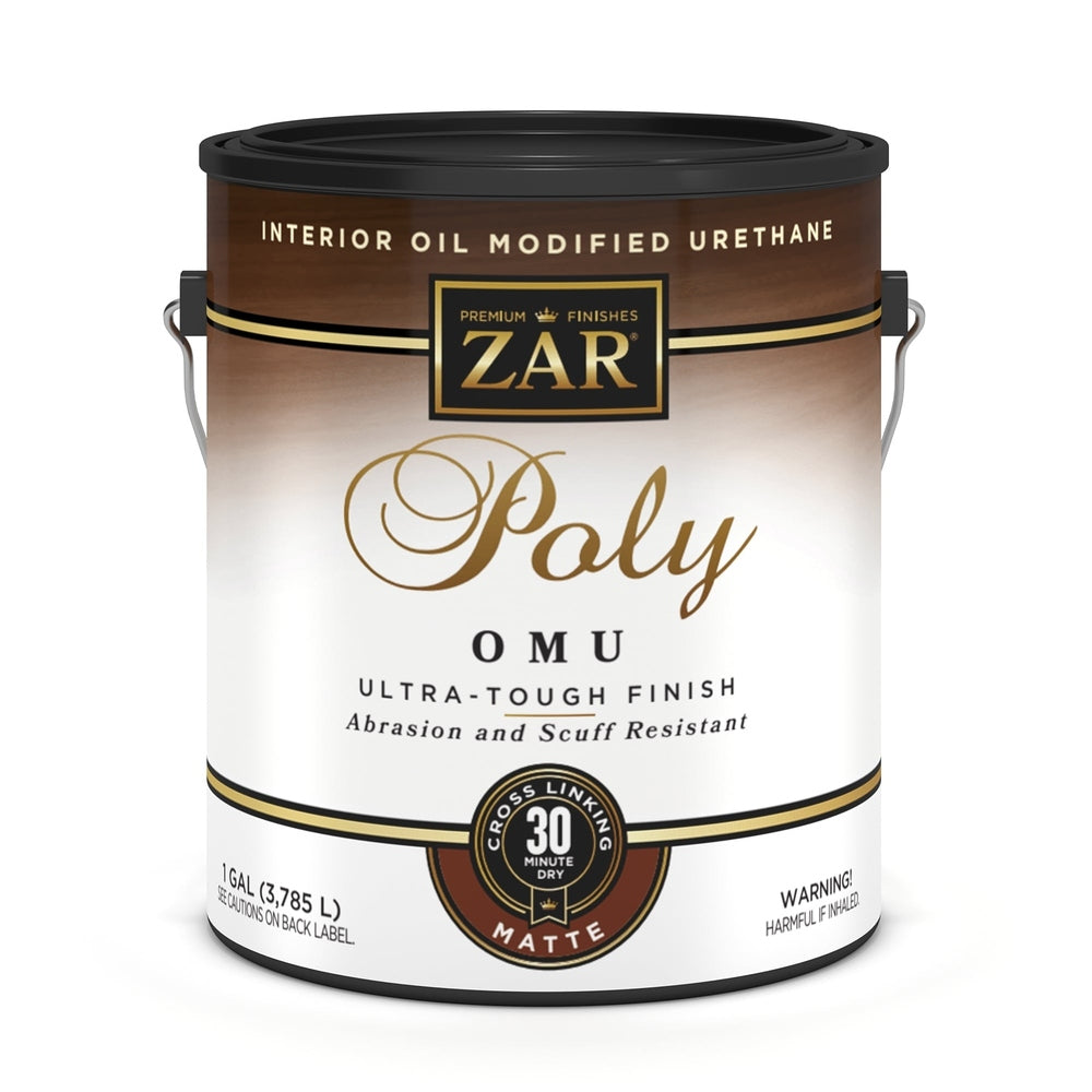 Sika 832738 Zar Interior Poly OMU (Oil Modified Urethane), One Gallon, Clear Matte