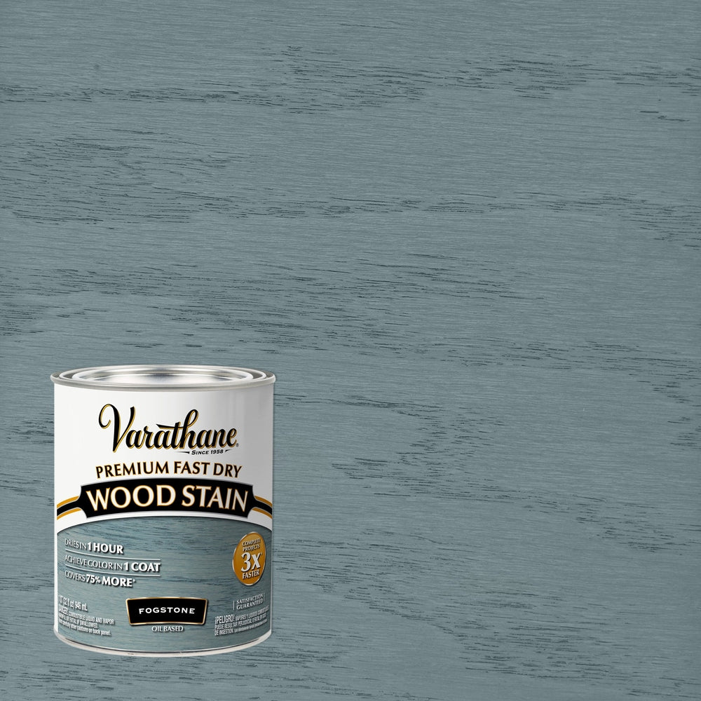 Rust-Oleum Varathane 370720 Premium Fast Dry Wood Stain, Fogstone, 1 Quart