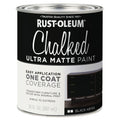 Rust-Oleum Chalked 391444 Ultra Matte Paint, Black Abyss, 30 fl. oz.