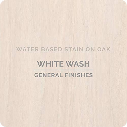 General Finishes Water-Based Wood Stain – Whitewash, 1 Quart