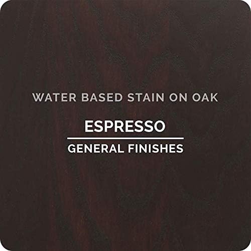 General Finishes Water-Based Wood Stain – Espresso, 1 Quart