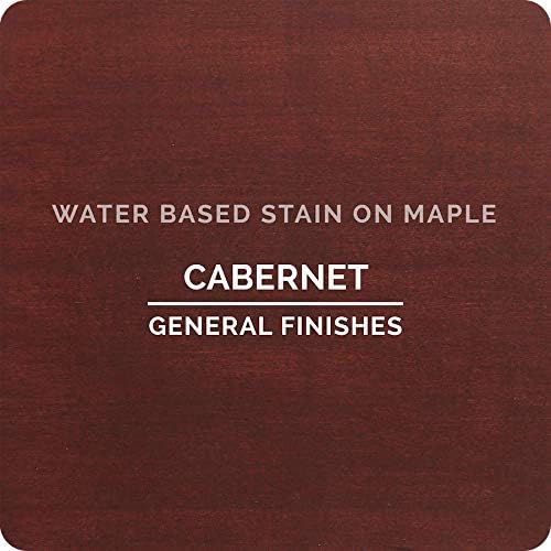 General Finishes Water-Based Wood Stain – Cabernet, 1 Quart