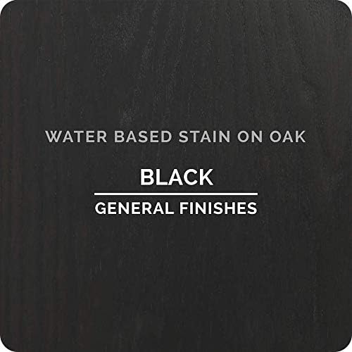 General Finishes Water-Based Wood Stain – Black, 1 Quart