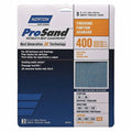 Norton 02612 ProSand Super Fine 400 Grit Hand Sanding Sheets, 9" × 11" – Handy Pack of 3