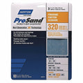 Norton 02613 ProSand Extra Fine 320 Grit Hand Sanding Sheets, 9" × 11" – Handy Pack of 3